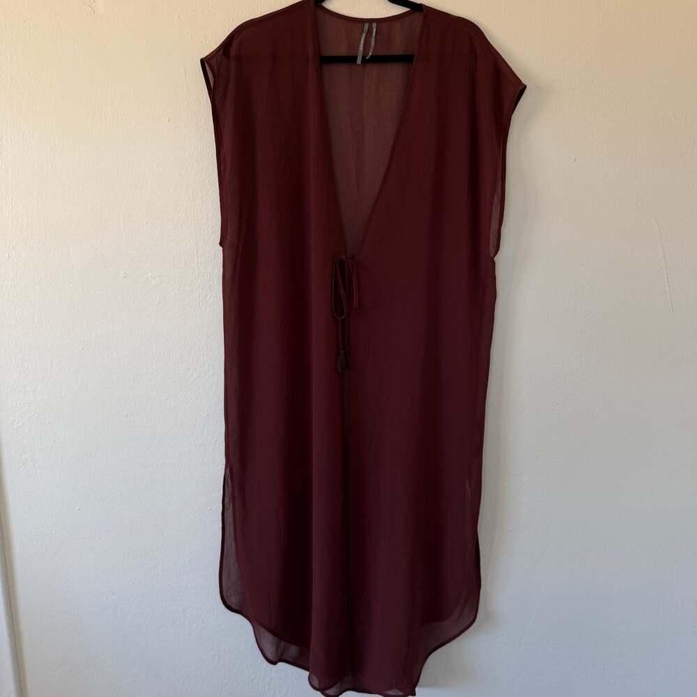 Anthropologie sheer cardigan cover up